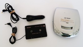 Vtg Sony Discman Car Ready ESP2 D-E206CK Mega Bass Portable CD Player - £31.86 GBP