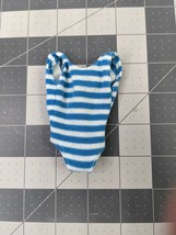 Fashion Doll Blue Stripe Bathing Suit One Piece Swim - £11.51 GBP