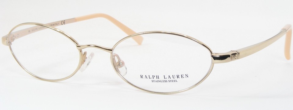 RALPH LAUREN RL 1530 67T Gold /Pearl EYEGLASSES GLASSES FRAME 49-17-135 ... - $79.20