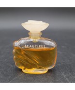 Estee Lauder Beautiful Perfume .12fl oz 3.5 ml. Miniature Travel Bottle ... - $226.41 MXN