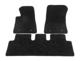 2017-2020 Tesla Model 3 Black Mixsuper Floor Mat Mats Carpet Covers Set ... - $173.25