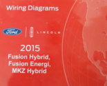 2015 Ford Fusion Híbrido Energi Lincoln Mkz Hyb Eléctrico Diagrama Manual - $7.97