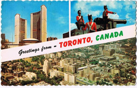 Ontario Postcard Greetings From Toronto Multi View - £1.70 GBP