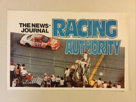 Vintage NASCAR DAYTONA RACING AUTHORITY Photo Poster Daytona Beach News ... - $26.81 CAD