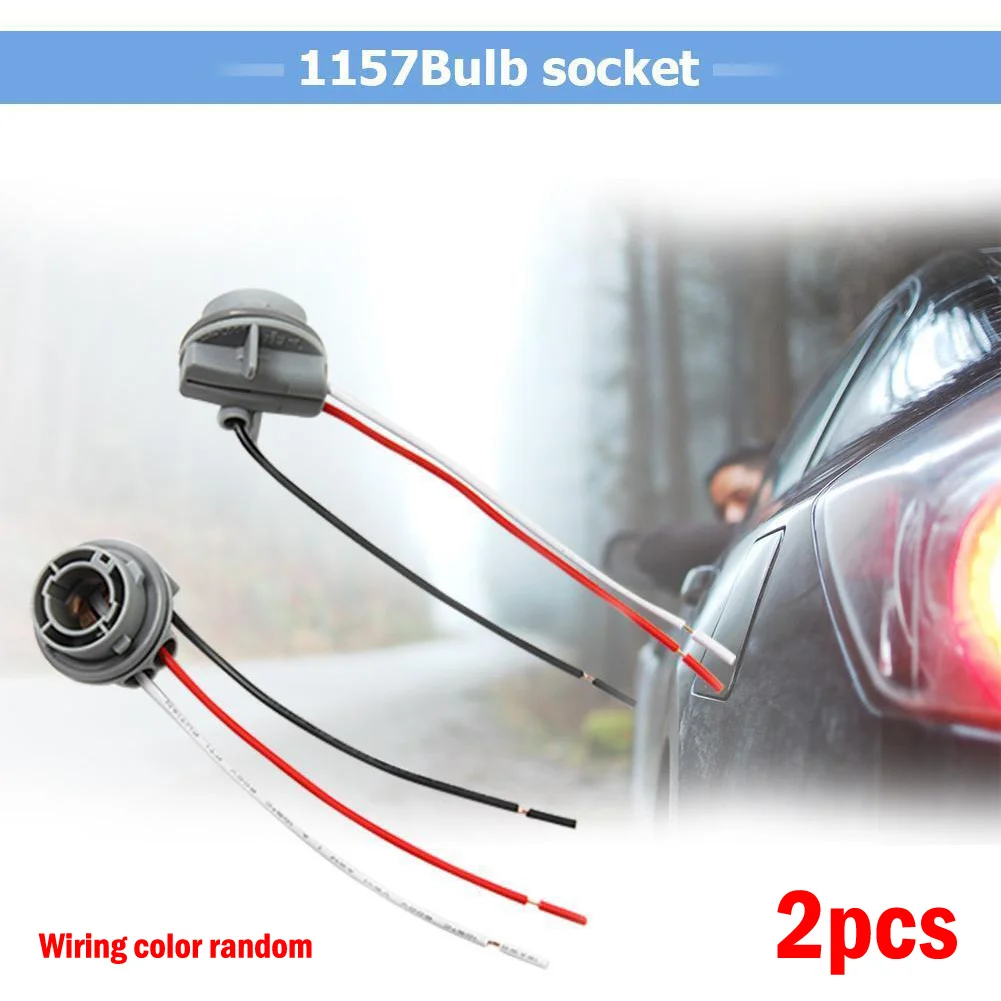 2pcs Car Brake Light 1157 Bulb Socket BAY15D Lamp Holder P21/5W Adapter Base C - £11.02 GBP