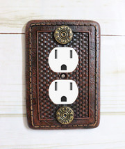 Pack of 2 Western 12 Gauge Shotgun Shells Double Receptacle Outlet Wall Plates - £19.17 GBP