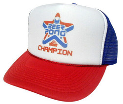 Beer Pong Champion Trucker Hat mesh hat snapback hat RWB New - $14.96