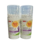 Lot Of 2 Burts Bees Soothing Chest Rub With Lavender And Eucalyptus 1 Oz... - $282.74 MXN