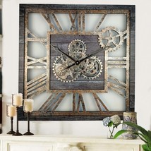 AMERICA LINE WALL CLOCK SQUARE 24 INCH CARBON GREY - $144.49+