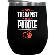 Make Your Mark Design Poodle Therapist Funny Coffee &amp; Tea Gift Mug for D... - £22.09 GBP