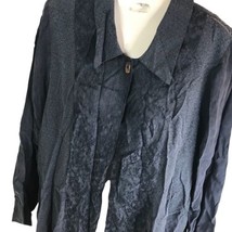 Vtg Tunic Open Front IC Collection by Connie Jacket USA M Bemberg Evenin... - $29.67