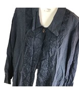Vtg Tunic Open Front IC Collection by Connie Jacket USA M Bemberg Evenin... - £23.33 GBP
