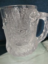 Vintage 1993 McDonald&#39;s  Flintstones Frosted Glass Mug - £4.72 GBP