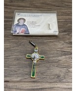 Croce Del S Padre Benedetto Crucifix Inri Card Spanish Cross Religious KG - $282.06 MXN