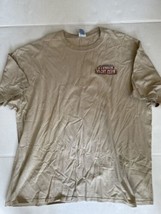 Jeff Foxworthy Redneck Yacht Club Shirt Size XXL Beige M&amp;O Knits Rare Comedian - £16.71 GBP