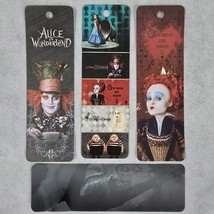 Alice in Wonderland Page Bookmarks Set Tarrant Hightopp Johnny Depp Ches... - $224.41 MXN