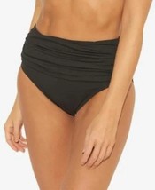 Bleu Rod Beattie High Waist Shirred Bikini Bottom Size 8 New Kore Solid ... - £19.38 GBP