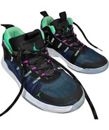 Youth Nike Air Jordan Jumpman 2020 GS Black/Green Glow/Blue Void size 6.5Y - $98.87 CAD