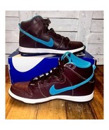 Nike SB Dunk High Premium SB Deep Burgundy/Aquamarine (313171601), Size 11 - $198.00