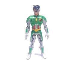 Vintage 1994 Kenner DC Comics Robin Rare Green Movable 4.5" Action Figure - $9.88