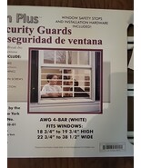 Segal S 4752 Fixed Window Guard – Adjustable Child Safety Window White - $485.30 MXN