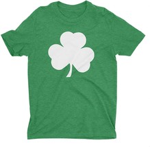 Men&#39;s Shamrock T-Shirt St Patrick&#39;s Day Tee Ireland Tee Shirt (Heather G... - $12.99+