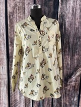 Tasha Polizzi bronco print shirt size L - $72.27
