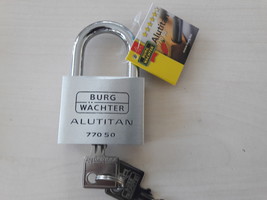 Burg Wächter 770 Alutitan 50mm Padlock - £12.49 GBP