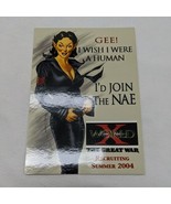 2003 Xworld: The Great War 2004 Pandahead Productions Postcard - $24.43 CAD