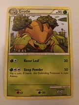 Pokemon 2010 HeartGold SoulSilver Unleashed Grotle 31/95 Single Trading Card NM - £15.65 GBP