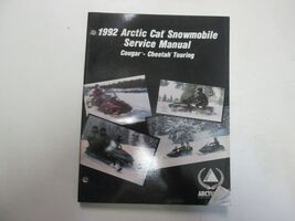 1992 Arctic Cat Cougar Cheetah Touring Service Shop Repair Manual P/N 22... - $9.95