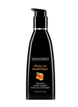 Aqua Sweet Peach Flavored Water Based Intimate  Lubricant - 2 Fl. Oz. - £23.88 GBP