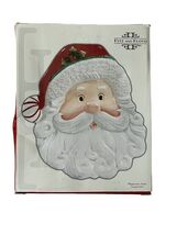 Fitz and Floyd 2008 Peppermint Santa Canape Plate Christmas Serving Plat... - $27.00