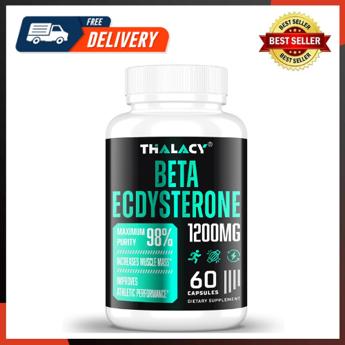 1200MG Beta Ecdysterone Supplement 98% Maximum Purity Ecdysterone Supplements - $29.63