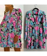 Lilly Pulitzer Winona Stretch Dress Jaguar Jungle size M - $142.10