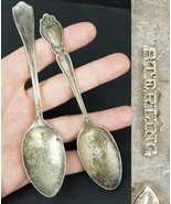 sterling silver spoon lot x2 34.8g 5.5&quot; - $49.99