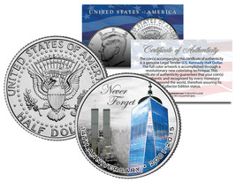 World Trade Center * 14th Anniversary * 9/11 Jfk Half Dollar Us Coin One 1 Wtc - $12.16