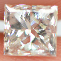 Princess Cut Diamond Natural Loose F SI1 Certified Enhanced 5.32 MM 1.00 Carat - £1,104.44 GBP