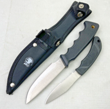 North American Hunting Club Fixed Skinner &amp; Caping Knife Set Piggyback Sheath - £7.60 GBP