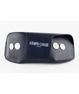 Roberto Cavalli Black Silver Leather Eyeglasses Sunglasses Soft Case Large - $27.55