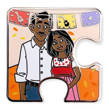 Coco Disney Pin: Luisa and Enrique Character Connection Puzzle Piece (e) - $34.90