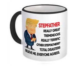 Gift For Stepfather : Gift Mug Trump Terrific Stepfather Funny Fathers Day - £12.70 GBP