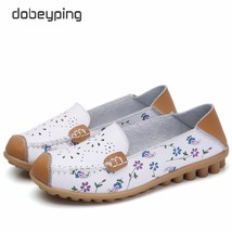 2021 New Women Casual Shoes Soft Real Leather Femal Flats Breathable Woman Loafe - £28.73 GBP