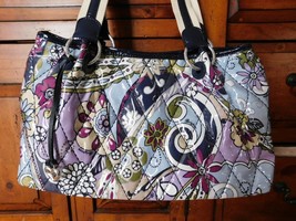 Brighton Coco Navy Floral Large Tote Bag H5302N With Registration  - $120.00