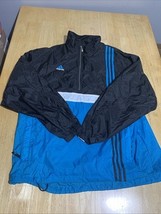 Vintage 90s Adidas 1/2 Zip Pullover TRACKER HZ Jacket Windbreaker Men Large - $1,136.58 MXN