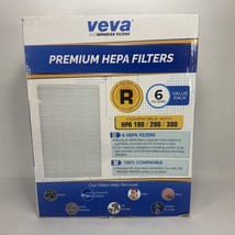 Veva Premium True Hepa Filters R Filters 6 Pics White -HWR6 - £14.78 GBP