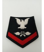 VINTAGE US NAVY PETTY OFFICER THIRD CLASS STOREKEEPER RATE PATCH - $107.83 MXN