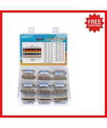 Complete 1/2W 1250pcs Carbon Film Resistor Kit - Perfect for Electronic ... - $568.83 MXN