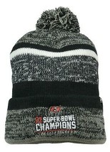 &#39;47 Tampa Bay Buccaneers NFL Logo Superbowl Champions Knit Pom Beanie Wi... - $22.75