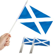Anley Scotland Mini Flag 12 Pack - Hand Held Small Miniature Scottish Flags - £6.18 GBP